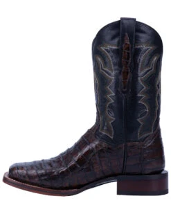 Dan Post Men's Kingsly Caiman Leather Western Boots - Broad Square Toe -Fashion Shoes Store 2000286036 200 P3
