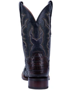 Dan Post Men's Kingsly Caiman Leather Western Boots - Broad Square Toe -Fashion Shoes Store 2000286036 200 P4