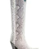 Corral Women's Python Tall Western Boots - Snip Toe -Fashion Shoes Store 2000288148 936 P1