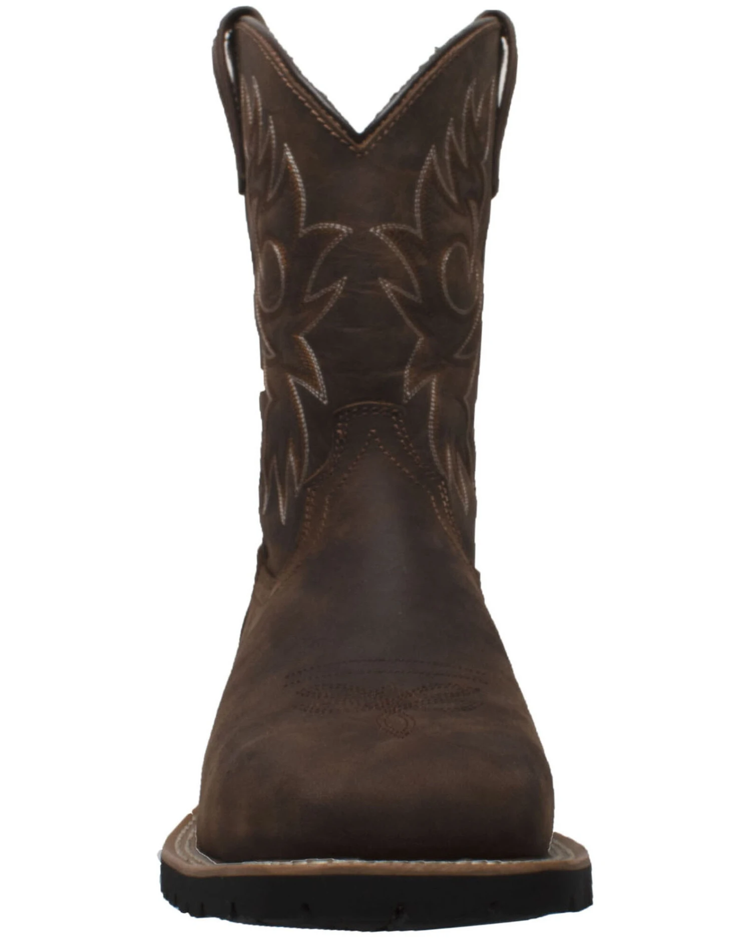 Ad Tec Men's Brown Western Work Boots - Steel Toe 5 Ad Tec Men's Brown Western Work Boots - Steel Toe - Image 3