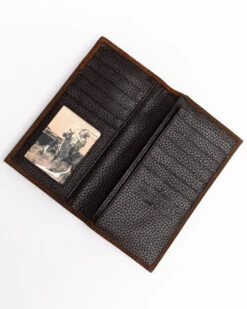 Cody James Men's Boot Stitch Long Horn Leather Checkbook Wallet -Fashion Shoes Store 2000292326 280 P3