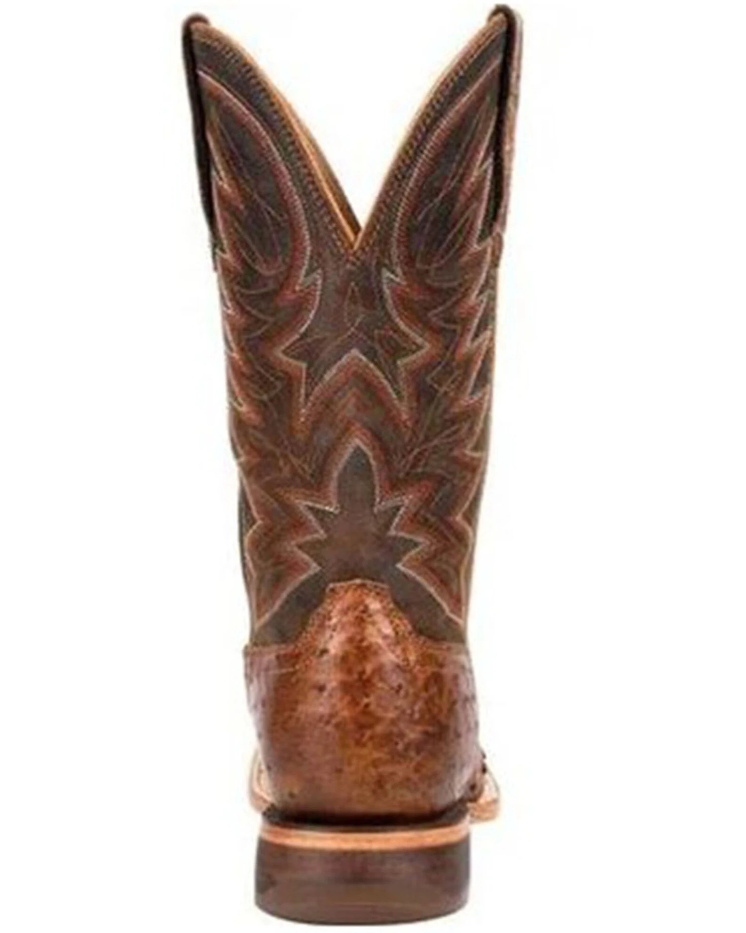 Durango Men's Wheat Brown Exotic Full-Quill Ostrich Western Boots - Square Toe 8 Durango Men's Wheat Brown Exotic Full-Quill Ostrich Western Boots - Square Toe - Image 6
