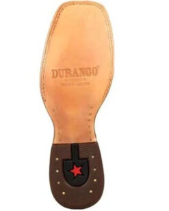 Durango Men's Brown Exotic Full-Quill Ostrich Western Boots - Square Toe -Fashion Shoes Store 2000315552 201 P7