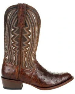 Durango Men's Exotic Full-Quill Ostrich Western Boots - Medium Toe -Fashion Shoes Store 2000315554 200 P2