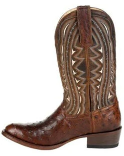 Durango Men's Exotic Full-Quill Ostrich Western Boots - Medium Toe -Fashion Shoes Store 2000315554 200 P3