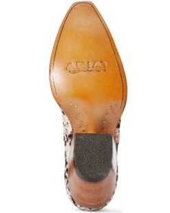 Ariat Women's Dixon Hair-On Cow Print Fashion Booties - Snip Toe -Fashion Shoes Store 2000321323 900 P5