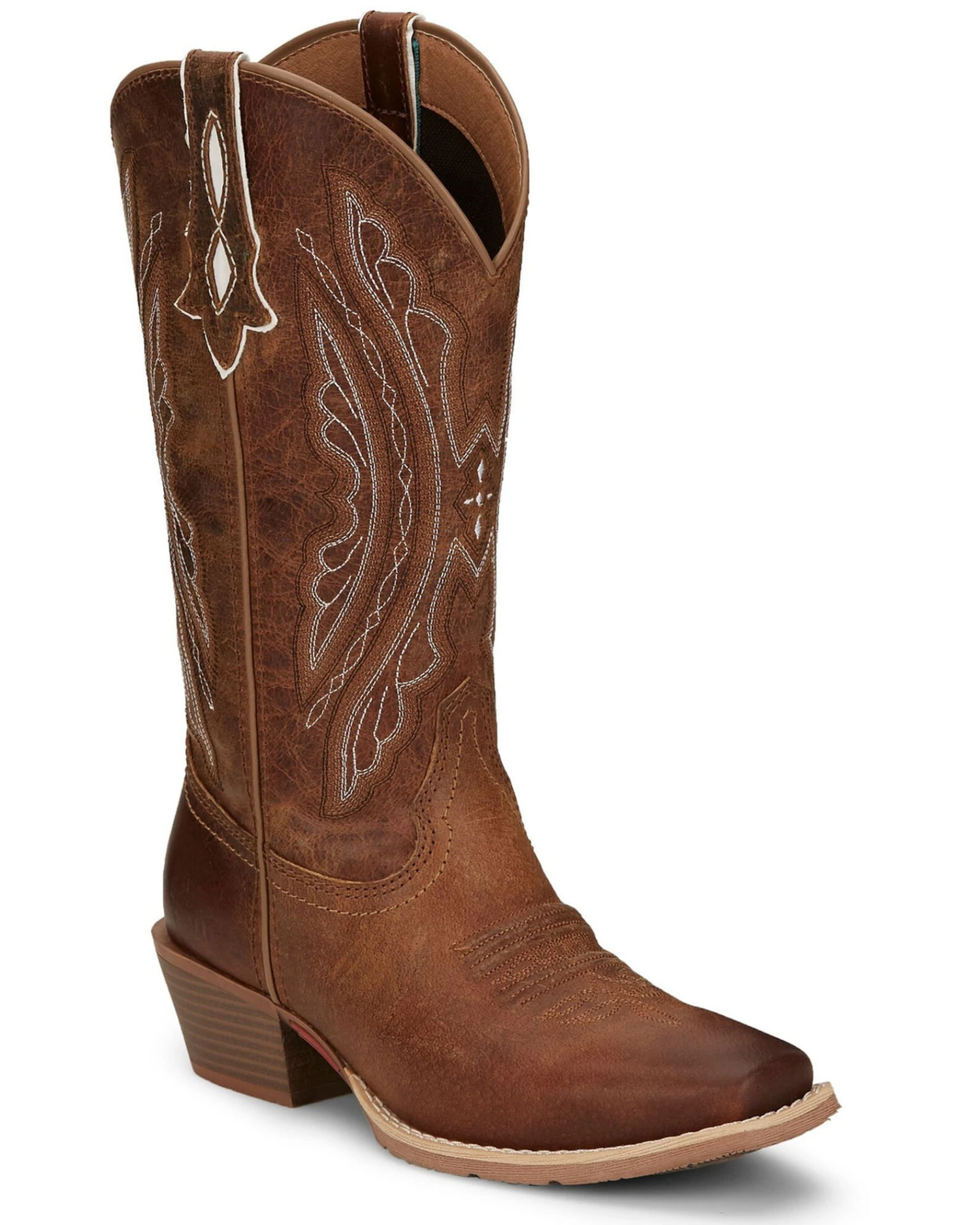 Justin Women's Rein Waxy Western Boots - Square Toe 8 Justin Women's Rein Waxy Western Boots - Square Toe - Image 6