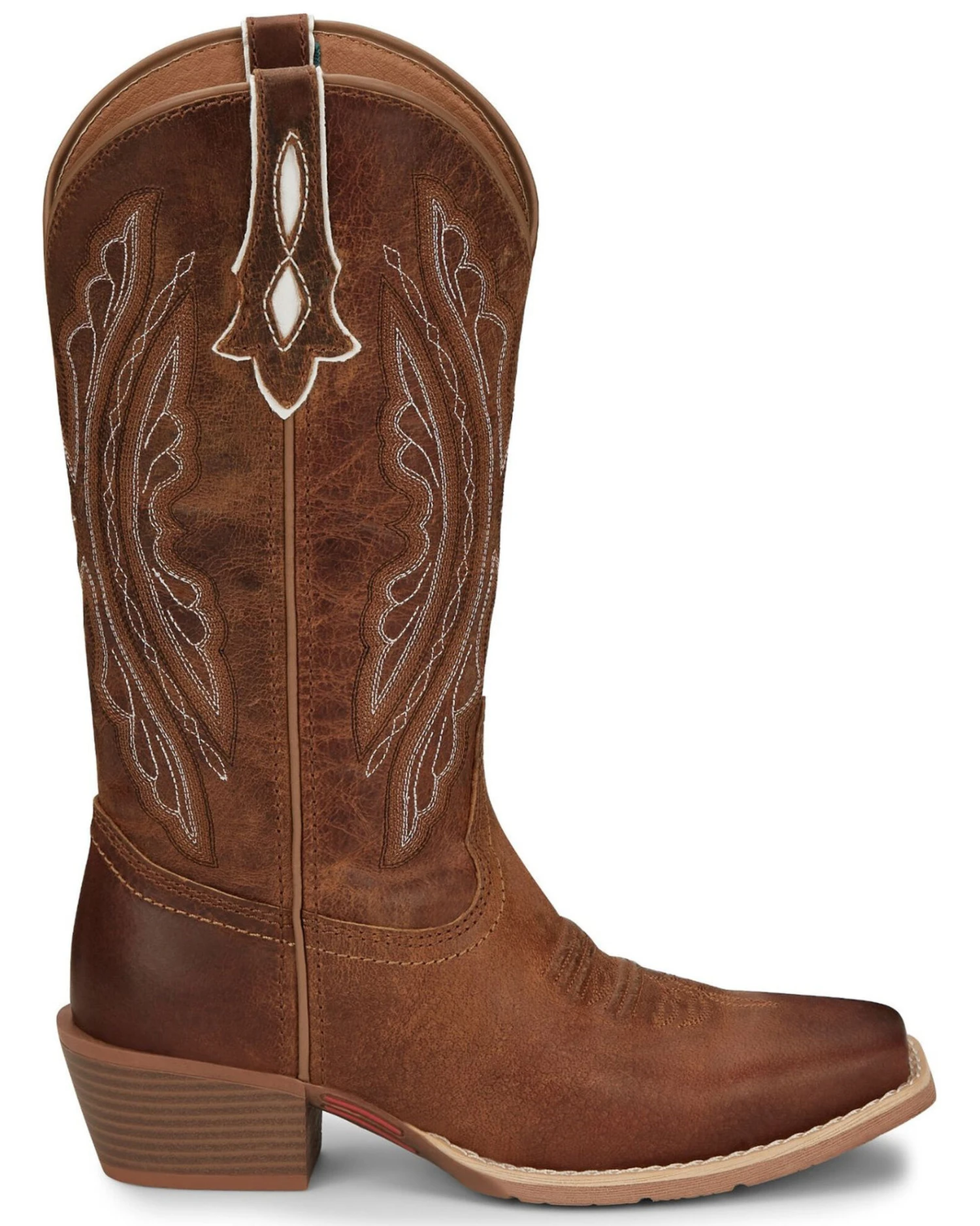 Justin Women's Rein Waxy Western Boots - Square Toe 7 Justin Women's Rein Waxy Western Boots - Square Toe - Image 5