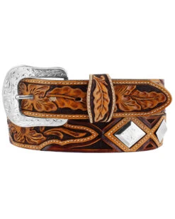 Tony Lama Men's Diamonte Western Belt -Fashion Shoes Store 2000325090 200 P1
