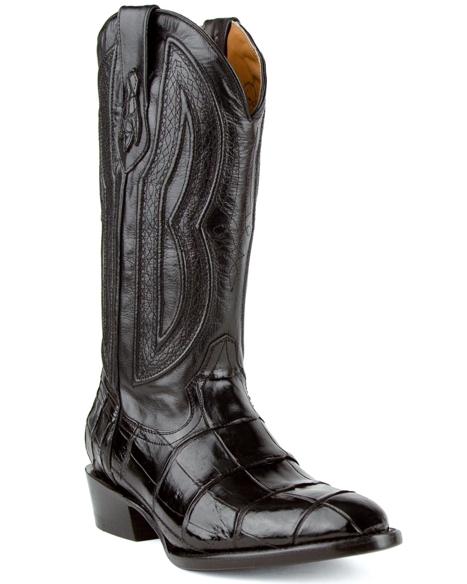 Ferrini Men's Stallion Alligator Belly Western Boots - Medium Toe 3 Ferrini Men's Stallion Alligator Belly Western Boots - Medium Toe