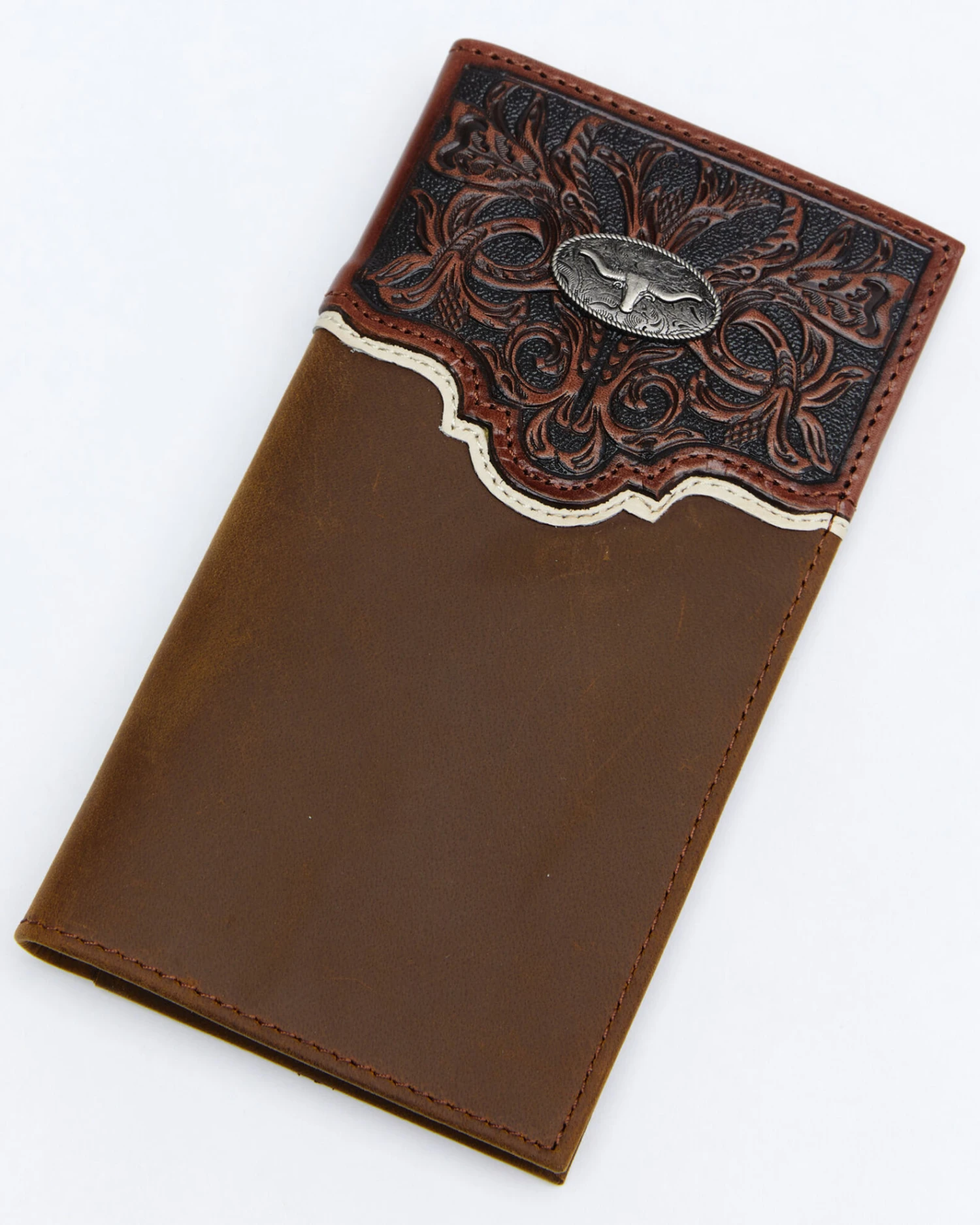 Cody James Men's Tooled Rodeo Wallet 3 Cody James Men's Tooled Rodeo Wallet - Image 2