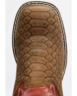 Cody James Boys' Reptile Print Western Boots - Broad Square Toe -Fashion Shoes Store 2000328726 920 P7
