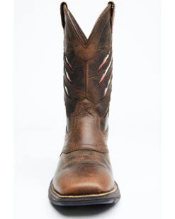 Brothers & Sons Men's Scratch Mexico Flag Lite Performance Western Boots - Broad Square Toe -Fashion Shoes Store 2000330394 200 P5