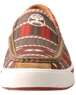Twisted X Men's Southwestern Slip-On Loper Shoe - Moc Toe -Fashion Shoes Store 2000331701 900 P5