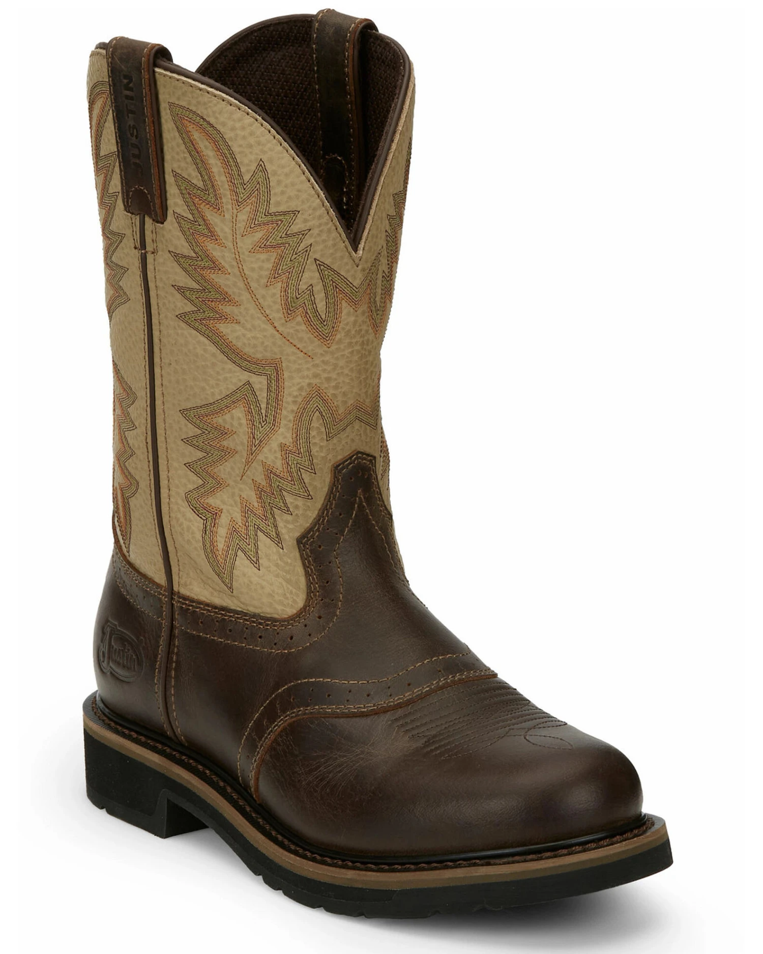 Justin Men's Superintendent Western Boots - Round Toe 6 Justin Men's Superintendent Western Boots - Round Toe - Image 4