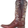 Circle G Women's Cognac Embroidery Western Boots - Square Toe 2 Circle G Women's Cognac Embroidery Western Boots - Square Toe -Fashion Shoes Store 2000332750 235 P2