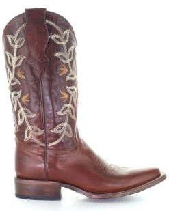 Circle G Women's Cognac Embroidery Western Boots - Square Toe -Fashion Shoes Store 2000332750 235 P3