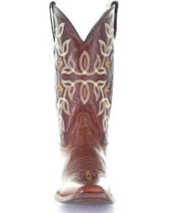 Circle G Women's Cognac Embroidery Western Boots - Square Toe -Fashion Shoes Store 2000332750 235 P5