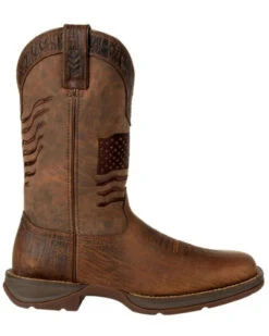 Durango Men's Rebel Brown Flag Western Performance Boots - Square Toe -Fashion Shoes Store 2000333497 200 P2
