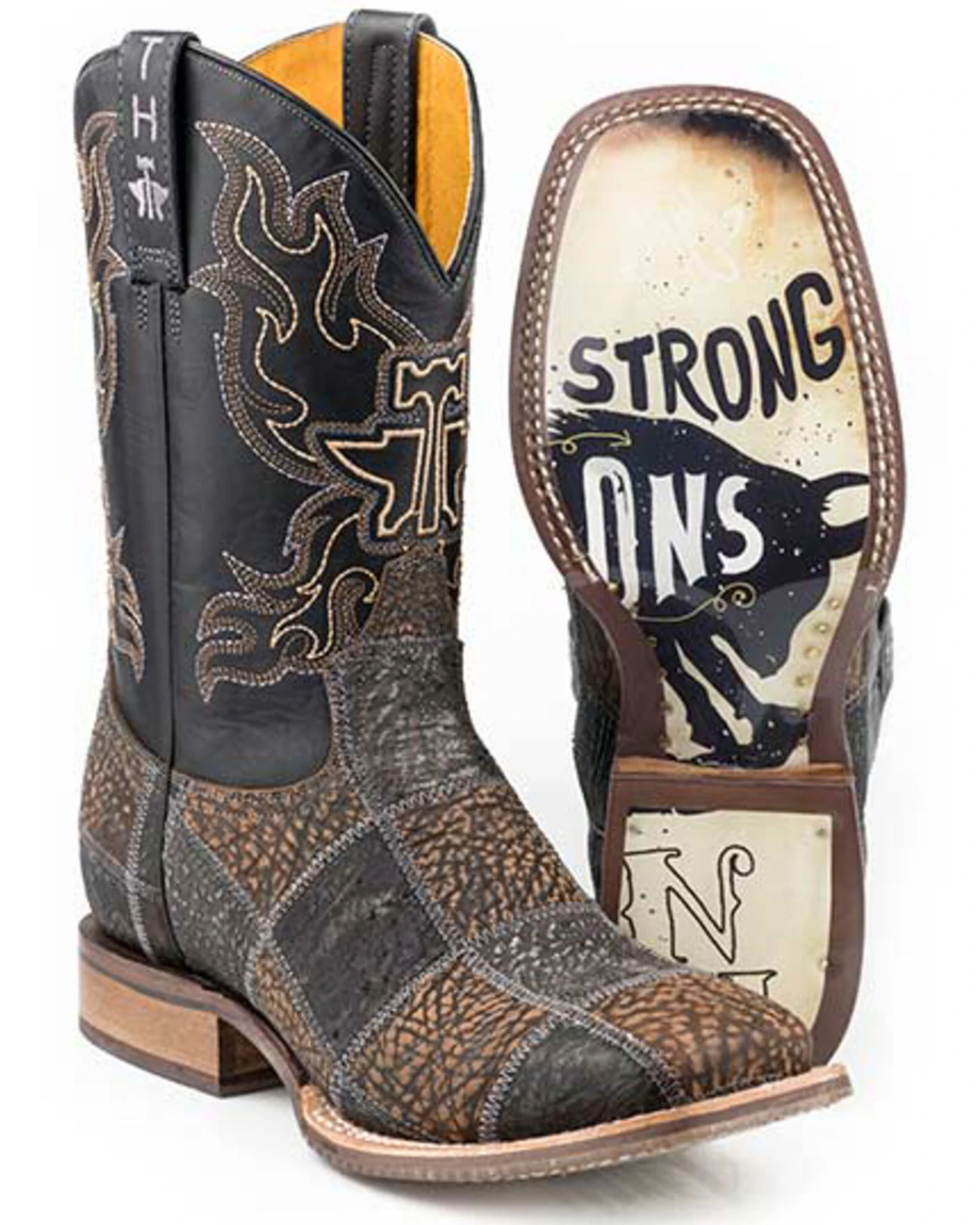 Tin Haul Men's No Bull Western Boots - Broad Square Toe 3 Tin Haul Men's No Bull Western Boots - Broad Square Toe