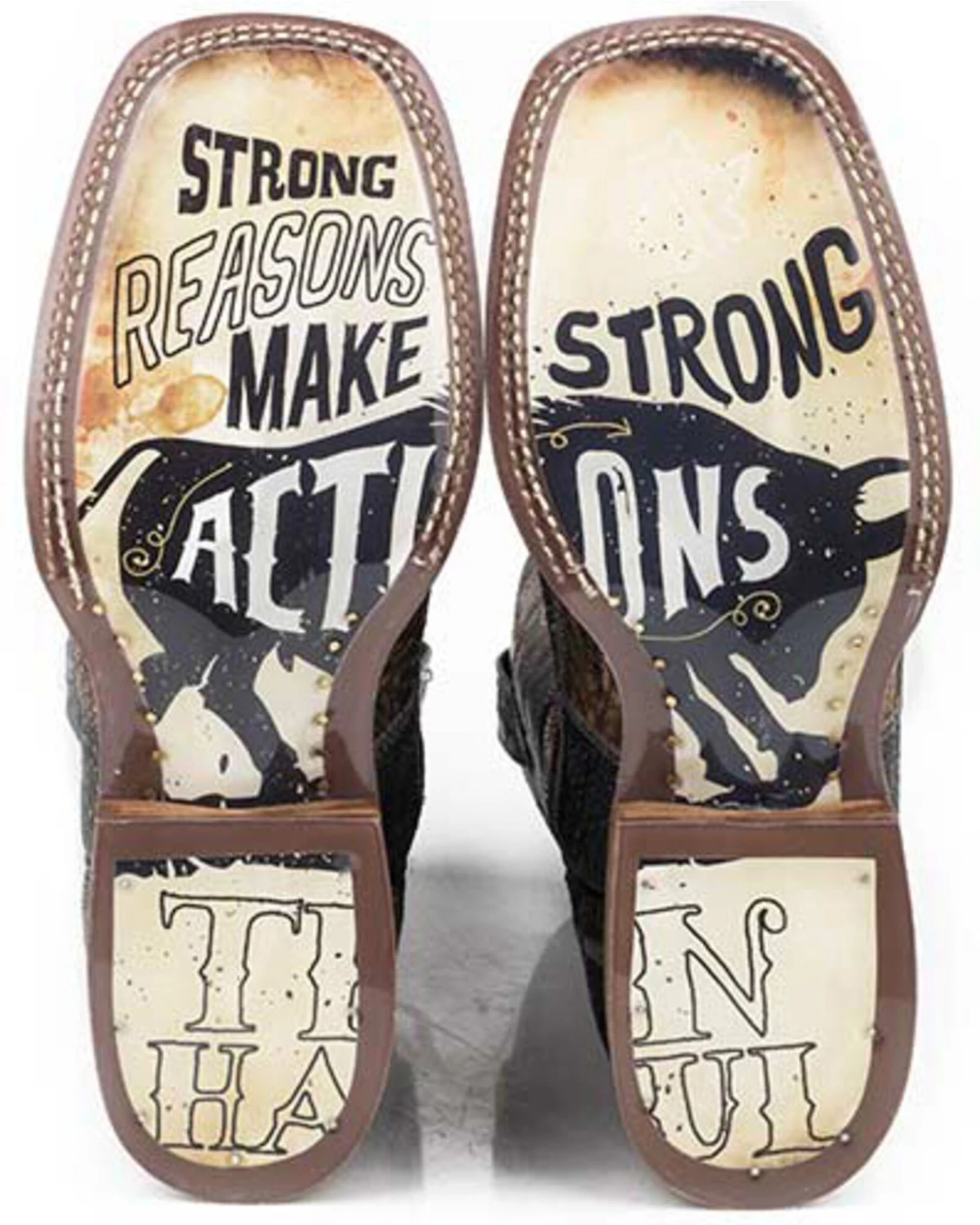 Tin Haul Men's No Bull Western Boots - Broad Square Toe 4 Tin Haul Men's No Bull Western Boots - Broad Square Toe - Image 2