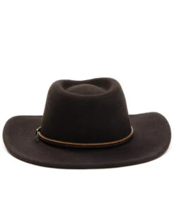 Cody James Men's Brown Wool Felt Western Hat -Fashion Shoes Store 2000334541 022 P3