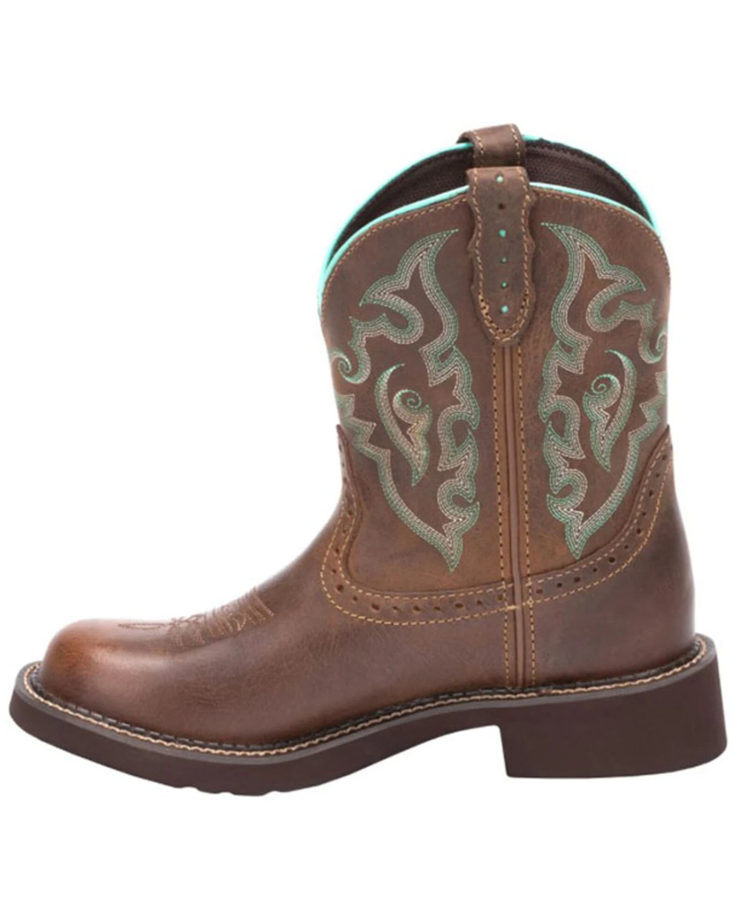 Justin Women's Gemma Brown Western Boots - Round Toe 4 Justin Women's Gemma Brown Western Boots - Round Toe - Image 2