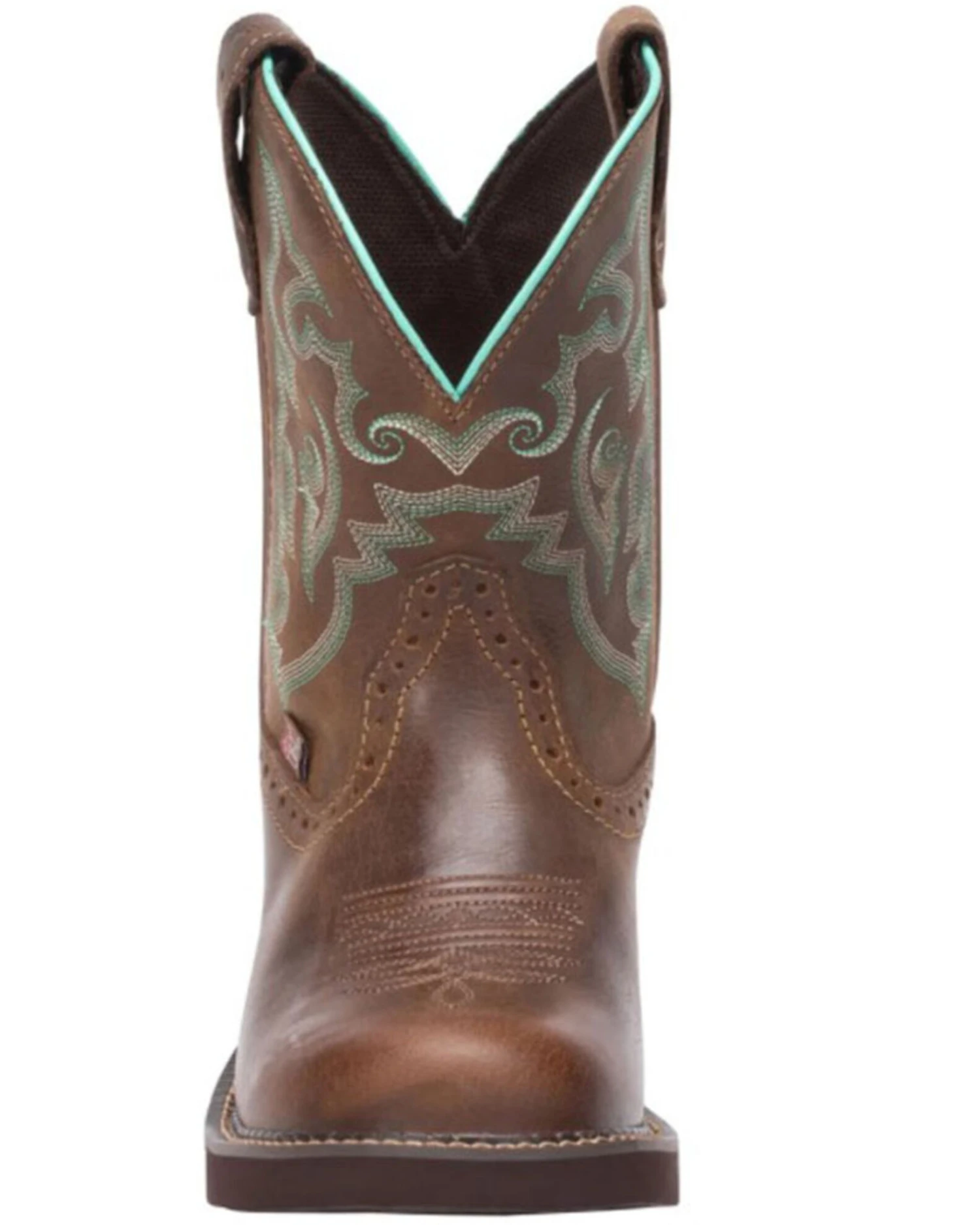 Justin Women's Gemma Brown Western Boots - Round Toe 8 Justin Women's Gemma Brown Western Boots - Round Toe - Image 6