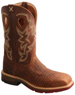 Twisted X Men's Tan Western Work Boots - Soft Toe -Fashion Shoes Store 2000335457 280 P1