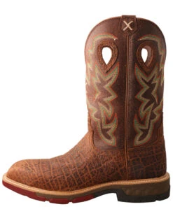 Twisted X Men's Tan Western Work Boots - Soft Toe -Fashion Shoes Store 2000335457 280 P3