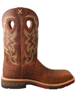 Twisted X Men's Tan Western Work Boots - Composite Toe -Fashion Shoes Store 2000335459 280 P2