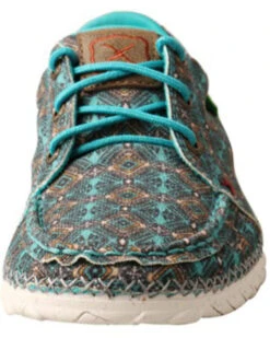 Twisted X Women's Zero-X Turquoise Casual Shoes - Moc Toe -Fashion Shoes Store 2000339947 440 P3