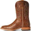 Ariat Men's Denton Exotic Caiman Belly Skin Western Boots - Broad Square Toe