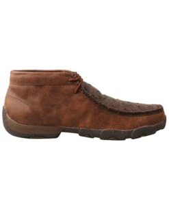 Twisted X Men's Ostrich Chukka Shoes - Moc Toe