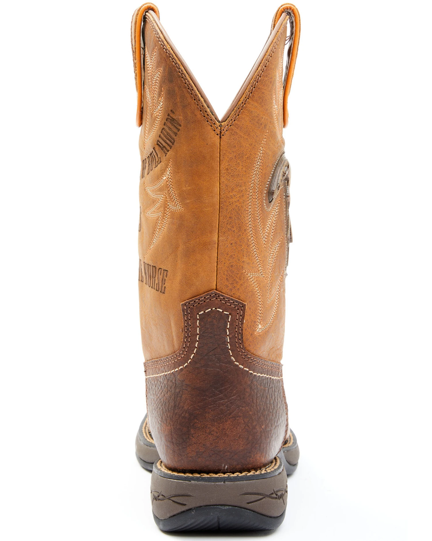 Brothers & Sons Men's Skull Western Performance Boots - Broad Square Toe 5 Brothers & Sons Men's Skull Western Performance Boots - Broad Square Toe - Image 3