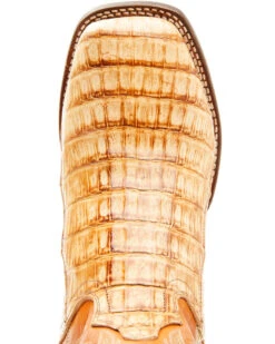 Dan Post Men's Tan Caiman Belly Western Boots - Broad Square Toe -Fashion Shoes Store 2000344179 280 P6