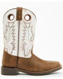 Cody James Boys' Pull On Leather Western Boots - Broad Square Toe -Fashion Shoes Store 2000346554 200 P2