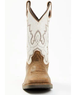 Cody James Boys' Pull On Leather Western Boots - Broad Square Toe -Fashion Shoes Store 2000346554 200 P4