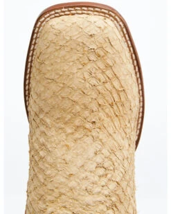 Dan Post Men's Exotic Sea Bass Skin Western Boots - Broad Square Toe