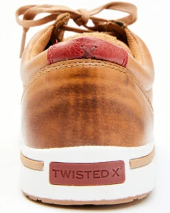 Twisted X Men's Brown Leather Lace Sneakers - Moc Toe -Fashion Shoes Store 2000350228 200 P5