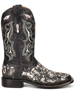Corral Men's Exotic Python Skin Inlay Western Boots - Square Toe -Fashion Shoes Store 2000351143 001 P2