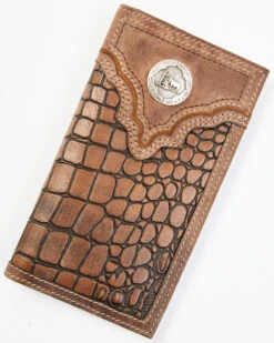 Cody James Men's Croc Praying Cowboy Checkbook Wallet -Fashion Shoes Store 2000351830 200 P1
