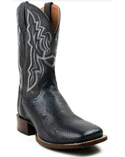 Dan Post Men's Water Snake Exotic Western Boots - Broad Square Toe -Fashion Shoes Store 2000354878 001 P1