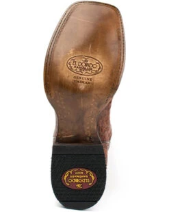 El Dorado Men's Waxy Cowboy Caiman Belly Exotic Western Boots - Broad Square Toe -Fashion Shoes Store 2000355149 221 P7
