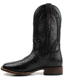 El Dorado Men's American Alligator Exotic Western Boots - Broad Square Toe -Fashion Shoes Store 2000355151 240 P3