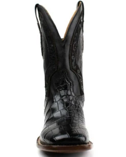 El Dorado Men's American Alligator Exotic Western Boots - Broad Square Toe -Fashion Shoes Store 2000355151 240 P4