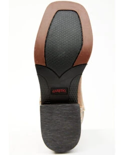 Laredo Women's Flower Inlay Western Performance Boots - Broad Square Toe -Fashion Shoes Store 2000355814 280 P7