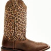 Laredo Women's Leopard Print Western Performance Boots - Broad Square Toe -Fashion Shoes Store 2000355816 240 P2
