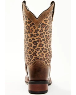 Laredo Women's Leopard Print Western Performance Boots - Broad Square Toe -Fashion Shoes Store 2000355816 240 P5