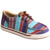 Twisted X Boys' Hooey Serape Print Lace-Up Casual Loper - Moc Toe